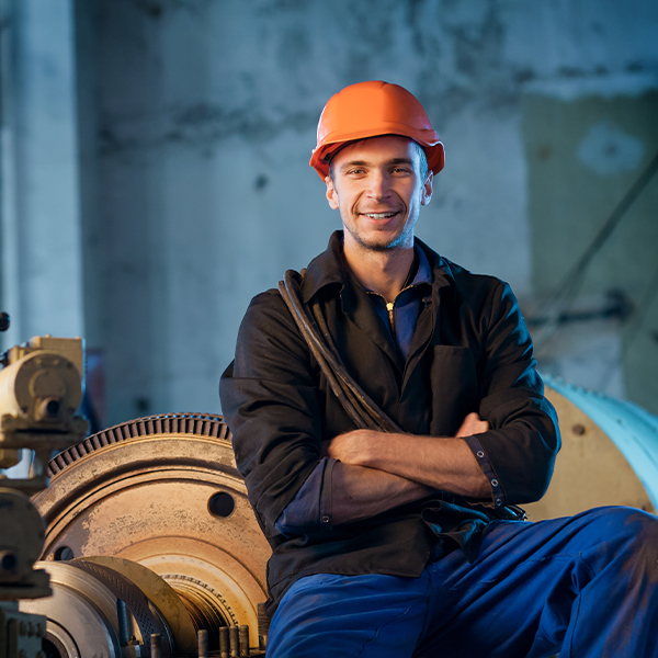 Technicien industriel spécialisé en alignement du moteur de la pompe
